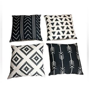 New! 14” White Pillows- Set of 4